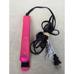 Duvolle DQ-305 Pink Hair Straightener Flat Iron Adjustable Temp 140-450F Ceramic